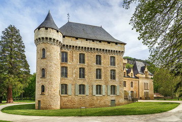 Fototapeta na wymiar Chateau de Campagne, France