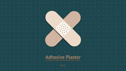Adhesive plaster vector eps10