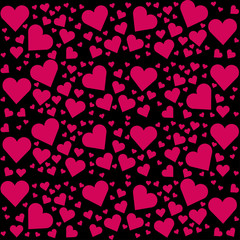 love hears background illustration 