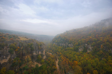 Scenery of Safranbolu Tokatli Canyon, Kastamonu / Turkey