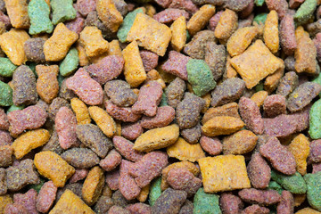 Cat food in many shape