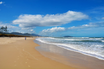 Fototapeta na wymiar Campeche beach, Florianopolis, Santa Catarina, Brazil 
