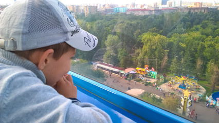 Obraz premium view from the Ferris wheel