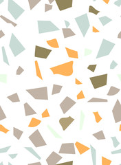 Terrazzo sealess vertical pattern. Flooring citchen vector design