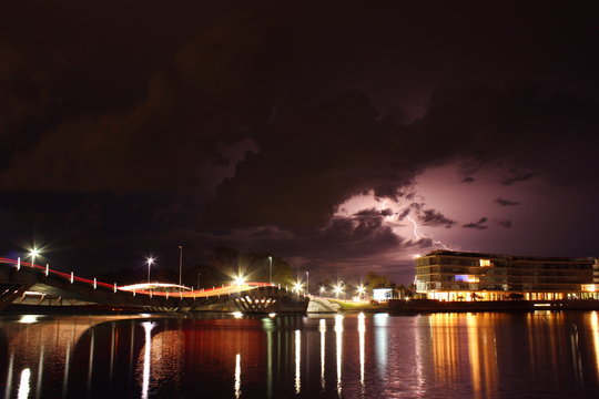 storm night la barra punta del este