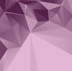 Vector violet background with triangles.