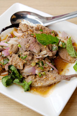 Thai spicy pork liver