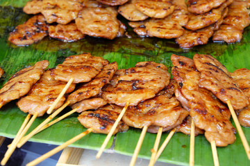 Grilled pork in Thai style