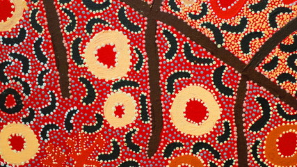 aboriginal art pattern, australia