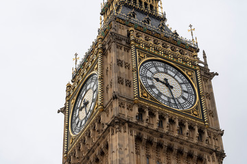 london tower big ben detail