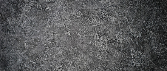Obraz na płótnie Canvas Banner of textured gray concrete background