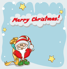 Cute Santa card