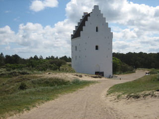 Die Versandete Kirche in Skagen im Norden Dänemarks