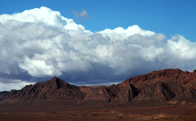 landscape of mountains