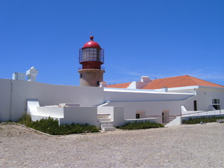 Leuchtturm am Cabo de São Vicente in Portugal