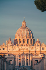 Fototapeta na wymiar Basilica of Saint Peter in Rome, Italy