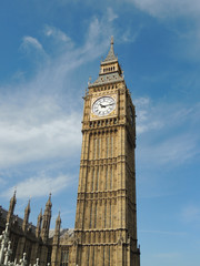 Fototapeta na wymiar Big Ben, The Clock Tower in London, UK.