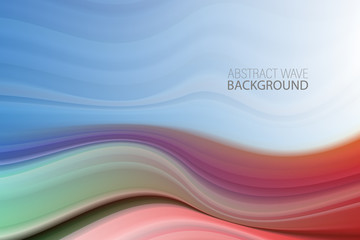 Colorful wave background. Wave liquid shape color background. Art design .