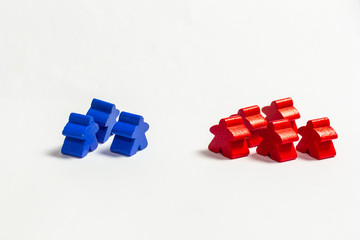 The opposition in everyday life, sport, education and politics