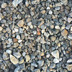 Seamless texture of stones of different sizes