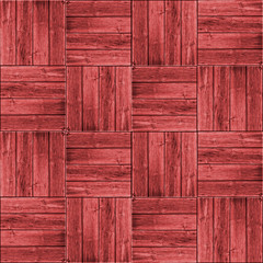 Seamless texture of red wooden parquet of good quality