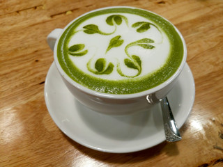 Premium Matcha Latte Art