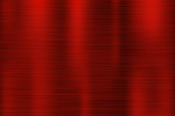 Red metal texture. Scratched shiny 3d surface - 240134727