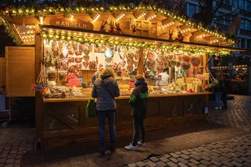 Weihnachtsmarkt in Münster, Westfalen, Deutschland © tauav