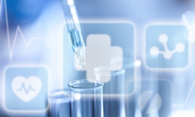 Science laboratory test tubes , laboratory equipment