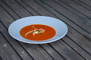 Carrot cream soup