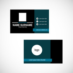 Business card vector