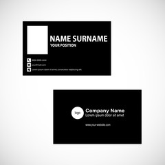 Business card vector