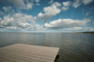 Steg an der Nordsee - Jadebusen