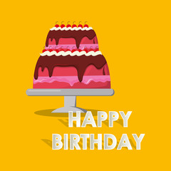 birthday cake party related icons image 