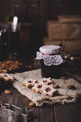 Homemade christmas cookies vintage style