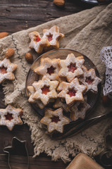 Homemade christmas cookies vintage style
