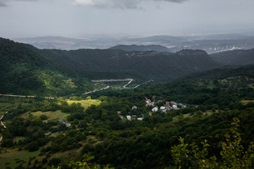 panorama of the mountains