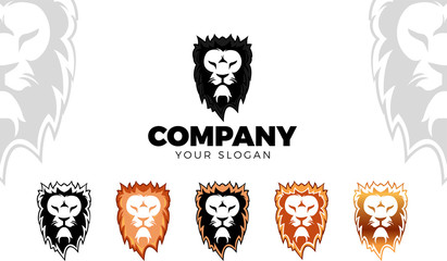 Lion Logo Teplate