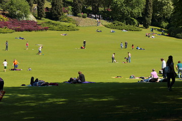 Playing in the open air