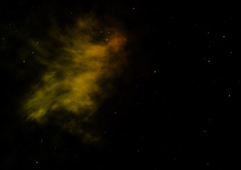 Fototapeta premium Small part of an infinite star field. 3D rendering