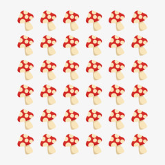 mushroom pattern background image 