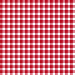 ギンガムチェック 赤色