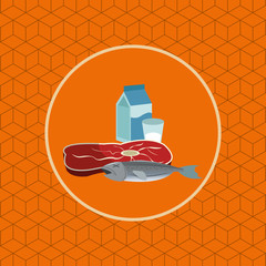 healthy food related icons image 