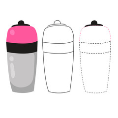 bottle worksheet vector design
