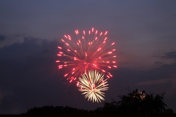 feuerwerk, nacht, feier, silvester