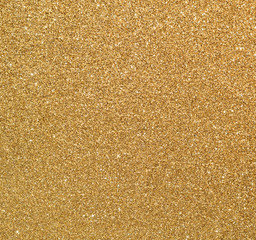 Texture of golden glitter paper