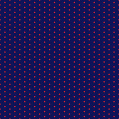 Red and Navy Polka Dots Seamless Pattern - Red and navy blue polka dots design