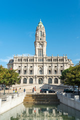 Fototapeta na wymiar The town hall of Porto