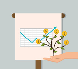 economy and money related icons image