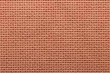Orange textile texture, canvas background.